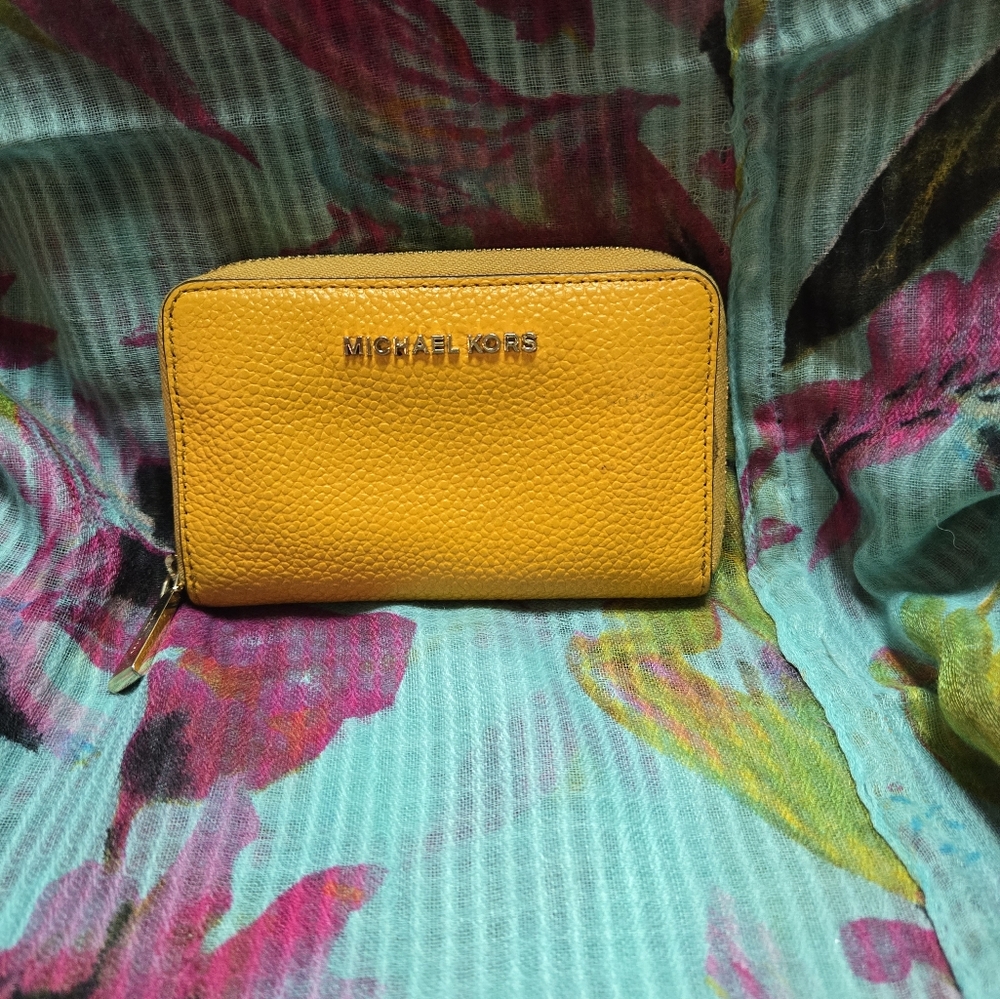 Michael Kors Yellow Wallet